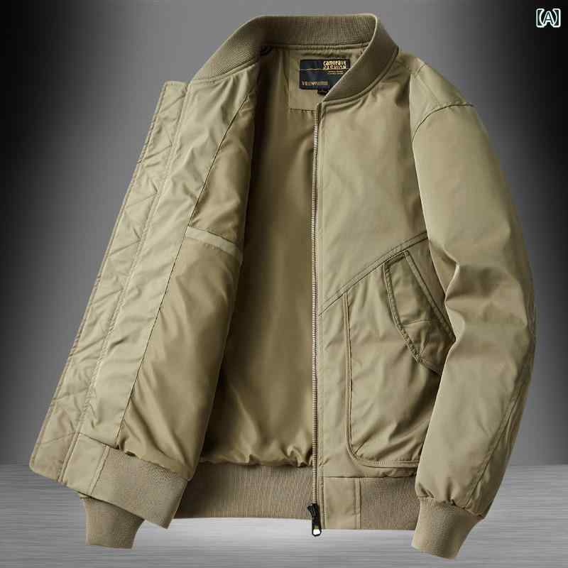 メンズ ファッション ワークジャケット 春秋 薄手 涼しい アメリカン レトロ ジャケット カジュアル 野球 ユニフォーム