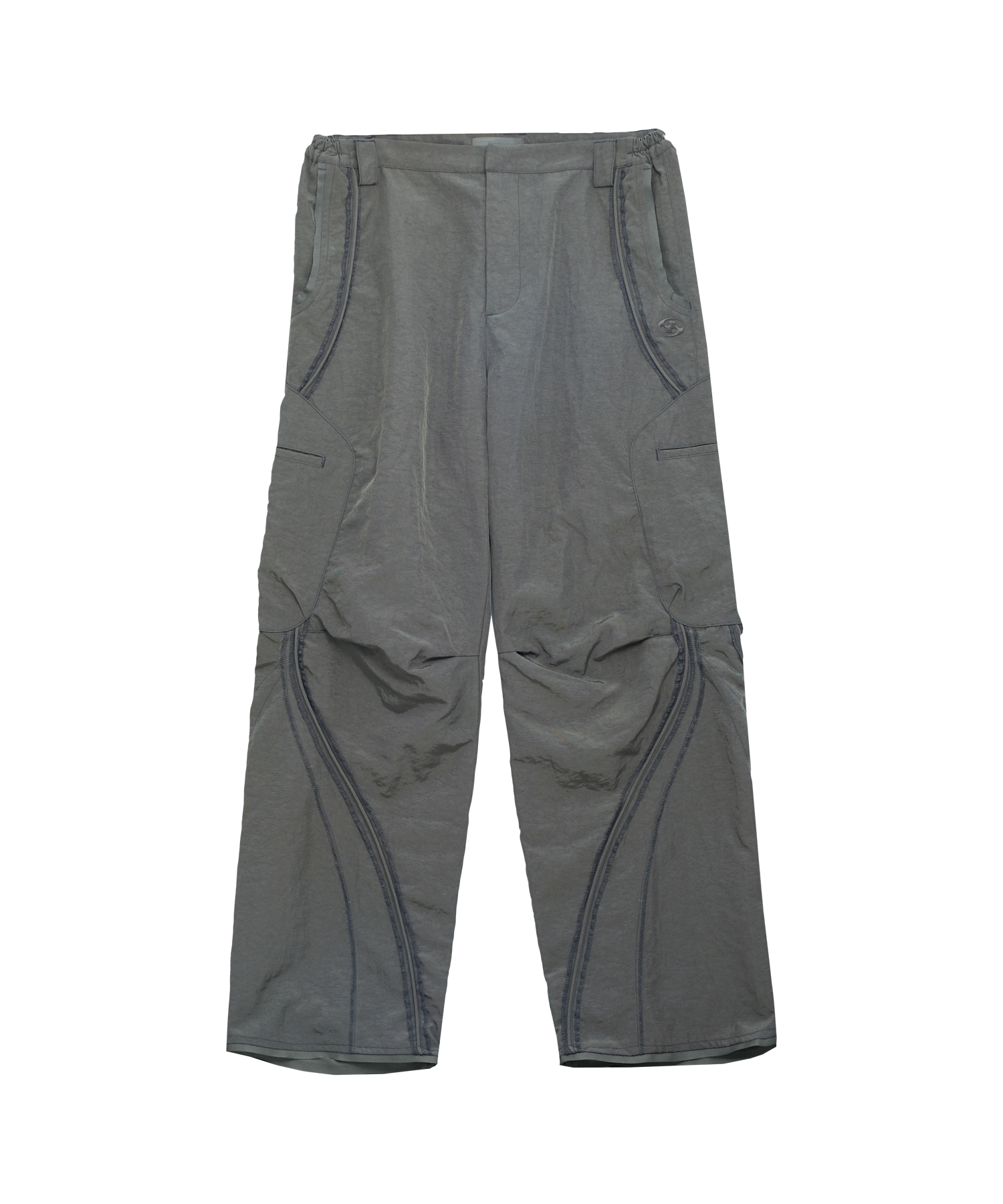 【SANSANGEAR】 PIPING PANTS : WARM GREY