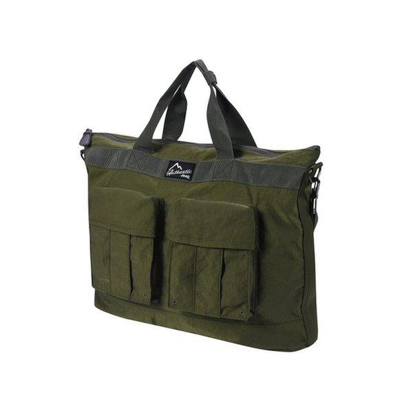 JQ0GAU523 カーキ アセンティック ワッペン ドットバッグ
