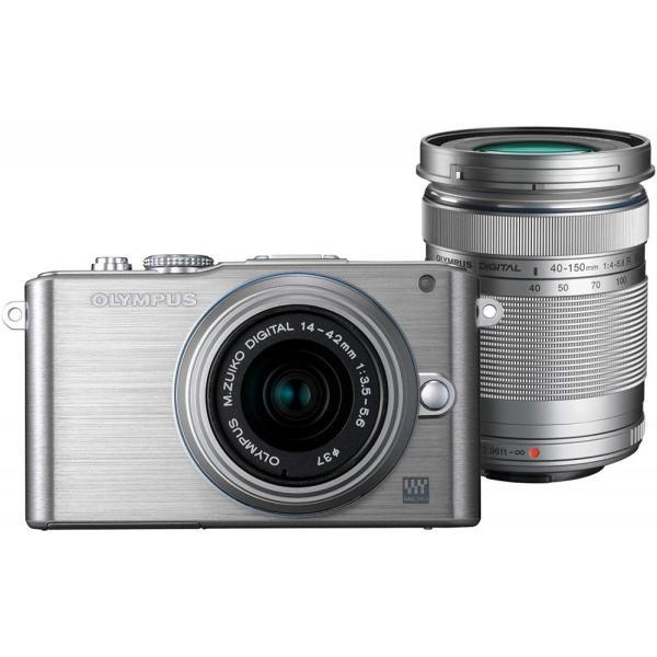 中古】オリンパス OLYMPUS E-PL3 ダブルズームキット シルバー E 中古】オリンパス OLYMPUS E-PL3 ダブルズームキット シルバー E