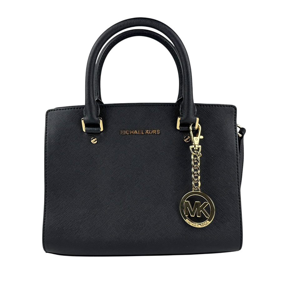 マイケルコース Michael Kors ハンドバッグ ショルダーバッグ レザー ブラック レディース z5625