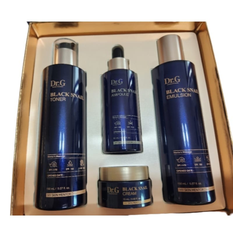 ブラックスネイル プレステージトナー:150ml + アンプル:50ml + エマルジョン:150ml + クリーム:15ml