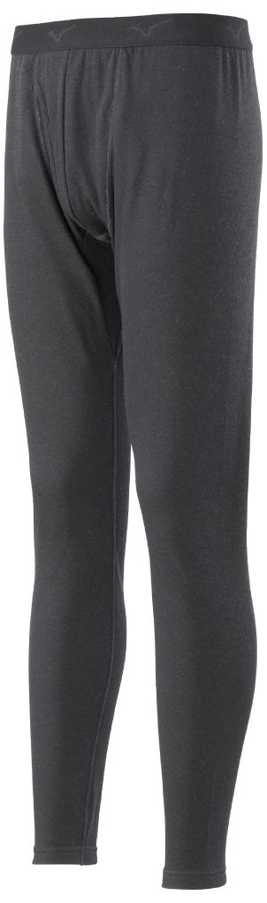 ミズノ C2JBA64109L メンズ ブレスサーモアンダーウエア 厚手 for Active ロングタイツ(前開き)（ブラック・サイズ：L） C2JBA64109L