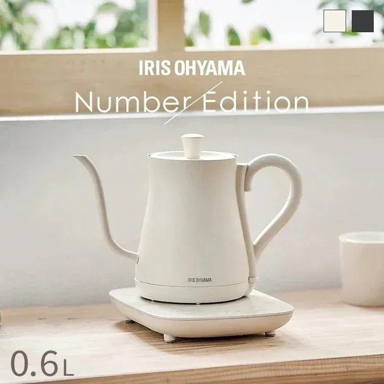 ドリップケトル 温度調節付 IKE-C601T-HA IKE-C601T-CW ケトル 電気ポット お湯 湯沸し 湯沸 [安心延長保証対象]