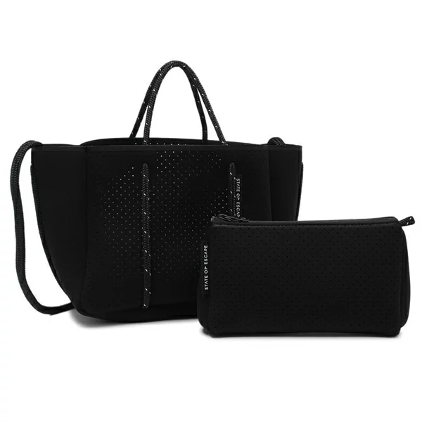 ショルダーバッグ プチエスケープ 2WAY キーフック ポーチ付き ブラック レディース PTESCHFBLK