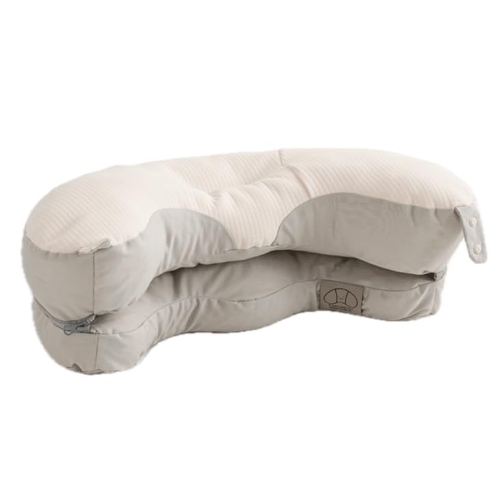 YOKONEGUポータブル ヨコネグ 横寝専用コンパクト枕 横寝 仰向け寝 飛行機 新幹線 車 キャンプ 【１つで５役の便利アイテム】【54cm×30cm×15cm】