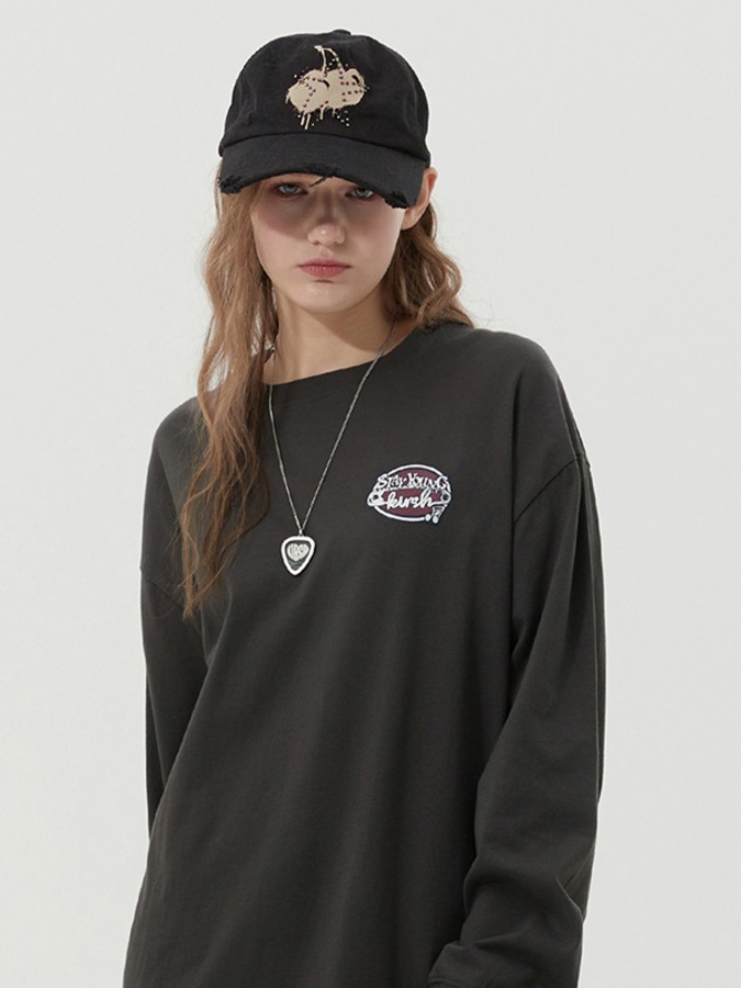 ROCK N ROLL LONG SLEEVE [CHARCOAL] 5,068円