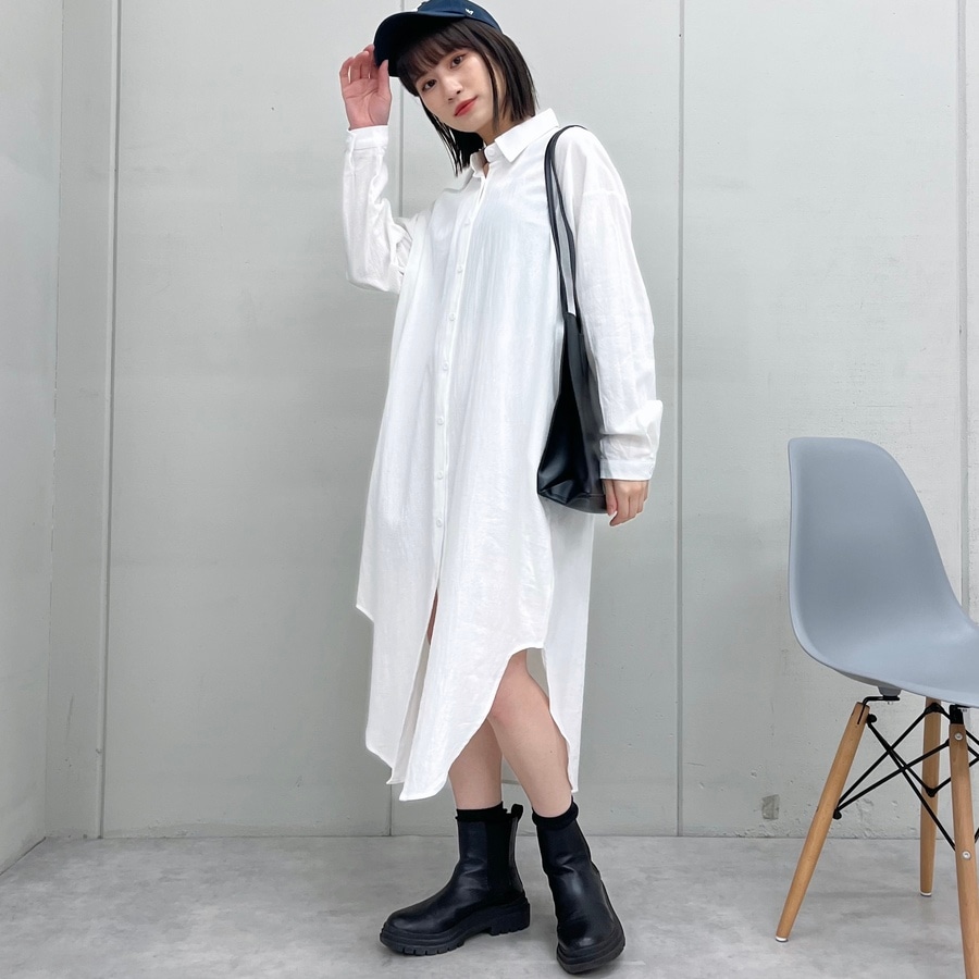 2WAYシャツワンピース