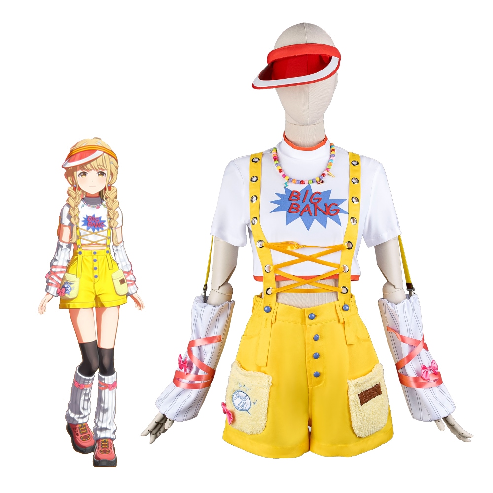 学園アイドルマスター　学マス　Yellow Big Bang！コスプレ 学マス 『Yellow Big Bang !』 藤田ことね コスプレ衣装 学園