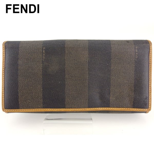 長財布 ファスナー付き 財布 ペカン レディース メンズ ブラック ブラウン ベージュ 中古