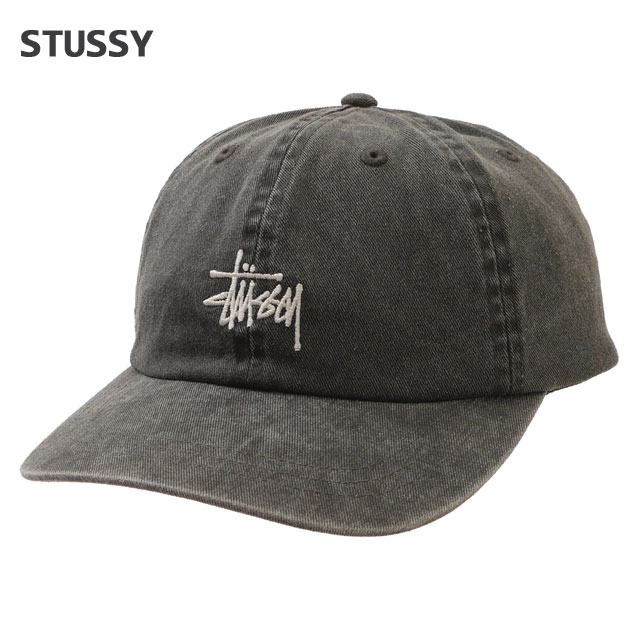 ステューシー STUSSY WASHED BASIC LOW PRO CAP CHARCOAL 265-001775-012