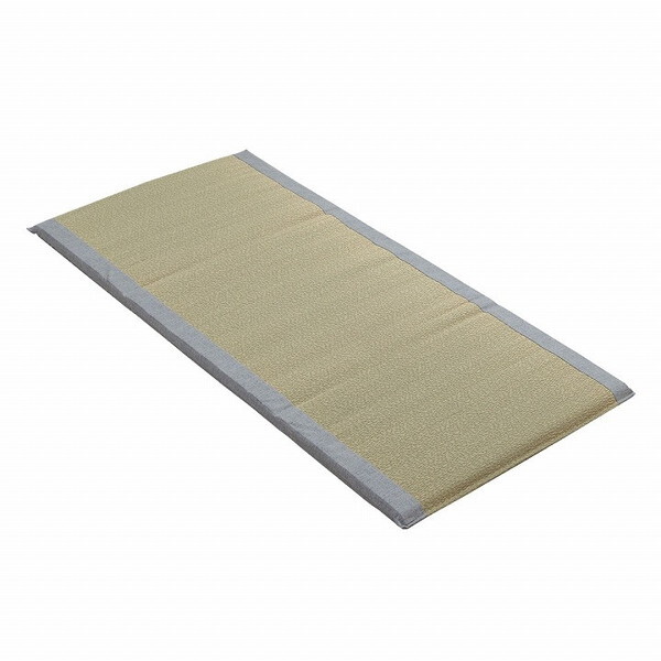 1122960133501 寝具 マット マットレス い草 国産 日本製 ボリューム くつろぎ プレゼント ギフト ラッピング 吸汗 調湿 消臭 お手入れ簡単 グレー 約70×150cm メーカー直送 5,845円