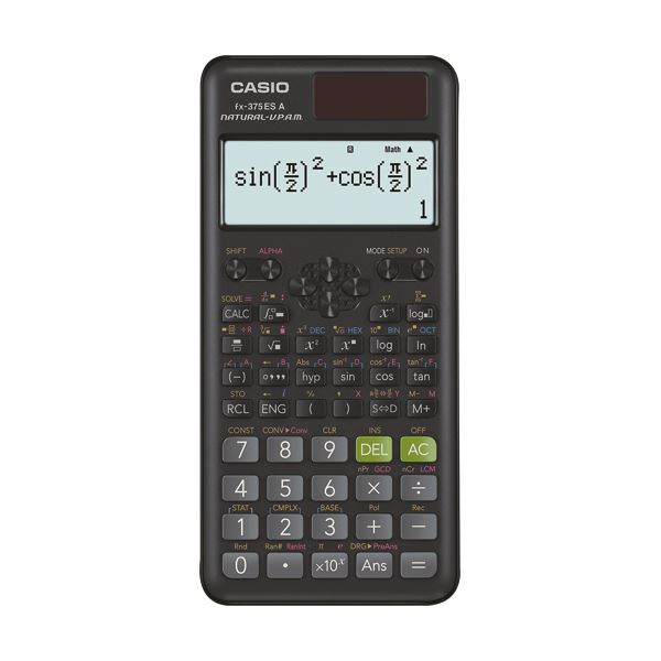 カシオ 関数電卓 10桁 ハードケース付FX-375ESA-N 1セット（3台）