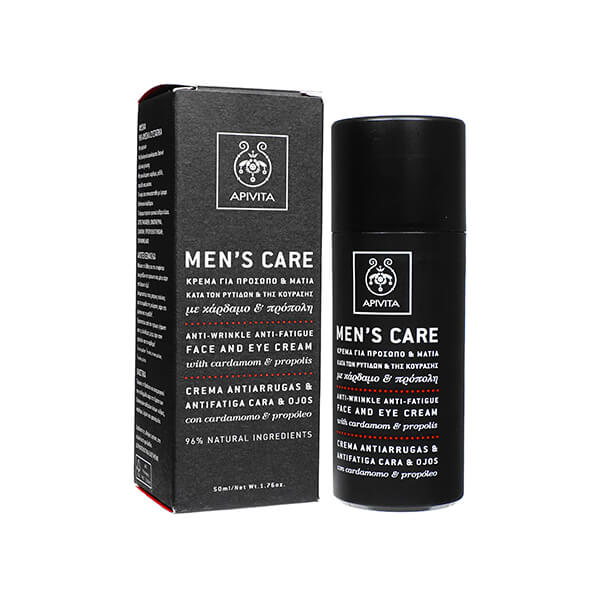 アピヴィータ メンズケア フェイス&アイクリーム 50ml 1本 Apivita 男性用美容クリーム 海外発送便商品：日時指定不可 国際書留郵便発送