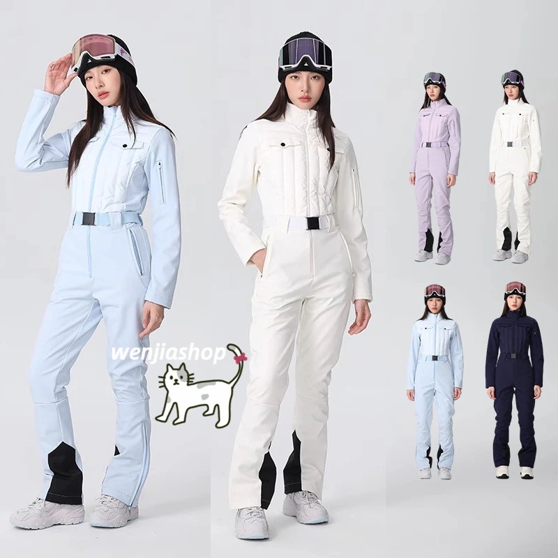 スノーボードウェア 2024 2025 上下セット メンズ レディース パンツ ズボン つなぎ オーバーオール ブルー 紫 セットアップ韓国風 防水スノボー スノー スキーウェア スノボウェア