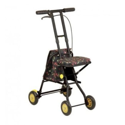 幸和製作所 テイコブ(TacaoF) シルバーカー(コンパクトタイプ) プチカ フラワーブラック SICP01-BK 18,092円