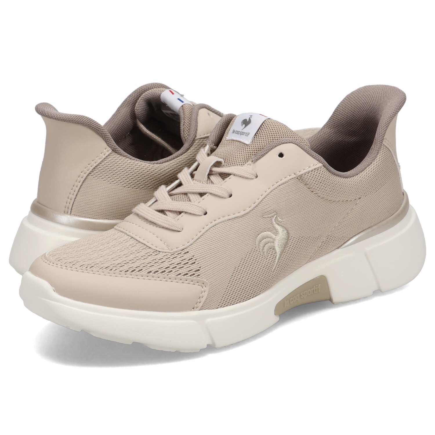 スニーカー LCS ロワールSK レディース 軽量 ベージュ LU4FSN51LZ
