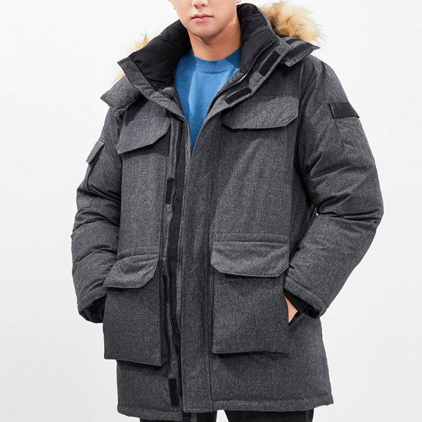 Hスタイル(KH)JK950Wイヌイットパーカー 冬 男女共用 パーカー ファーフード ジャケット アウター 防寒 S~4XL
