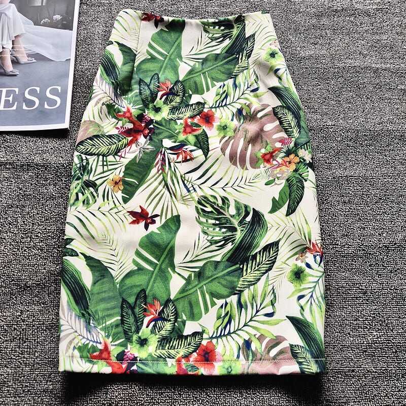 スカート ボトムス ミニスカート タイト ペンシルスカート タイト ボディコンシャス 花柄 フラワー ボタニカル フローラル 切り替え 大人女子 カジュアル セクシー HIPHOP スポーティー lb