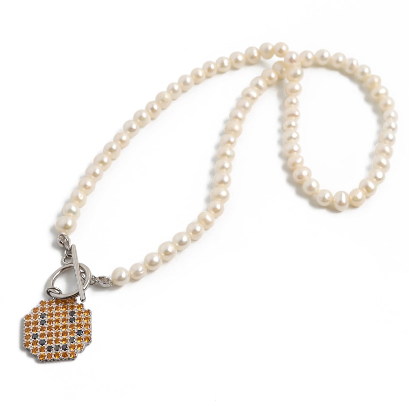 925 パールネックレス [cn065]