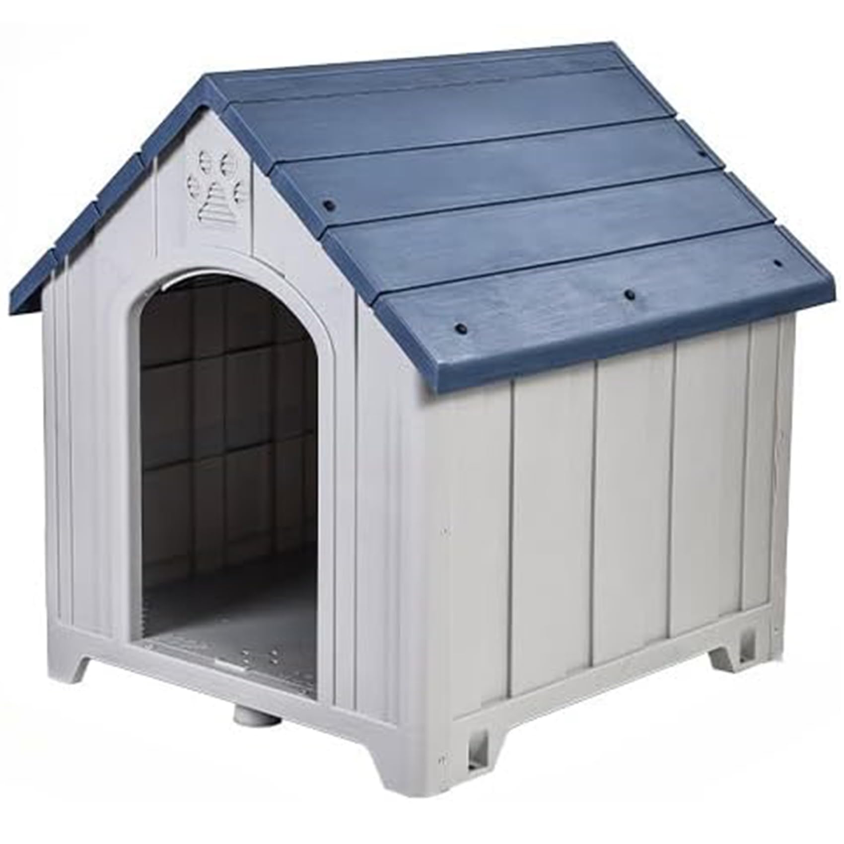 犬小屋 ペットハウス 屋外屋内兼用 7cm加高 雨・日光に強い 簡単組み立て 取り外し可能と洗濯可能 耐荷重60kg 大型・中型犬用 一年中使用可能 (A M)