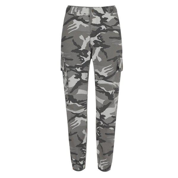 メンズ ブリッジシーズン ミリタリー バンディング カーゴ ジョガーパンツ NE-PTA-Q001-白