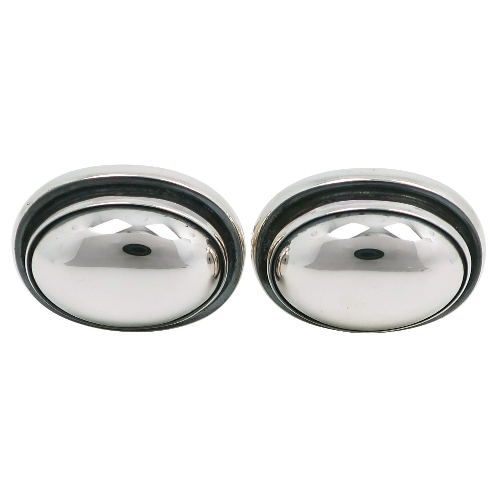 Georg Jensen ジョージジェンセン オーバル ＃44A カフス シルバー925 メンズ 中古品