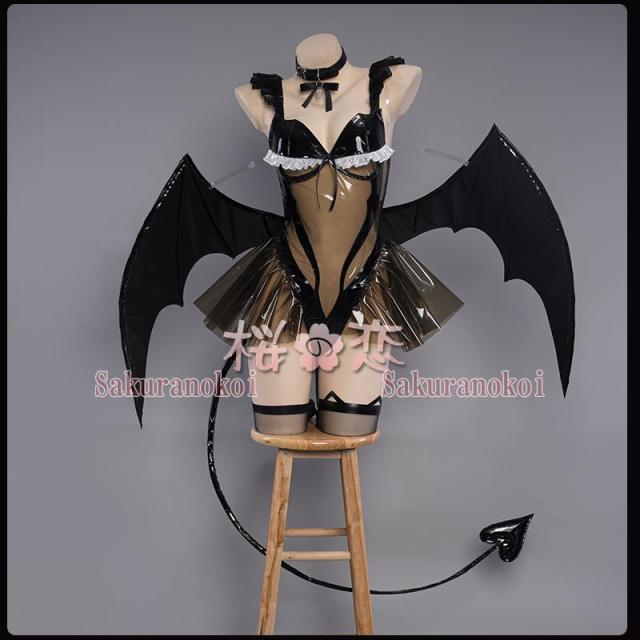 アズールレーン 風 雅努斯 ジェーナス 小悪魔 風 コスプレ衣装 イベント パーティー コスチューム 変装 uw1725