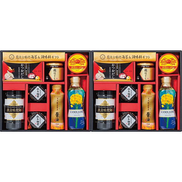 荒仕上味付海苔&調味料ギフト G-E