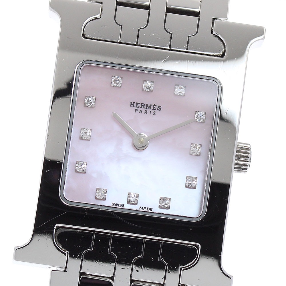 エルメス HERMES HH1.210 Hウォッチ クォーツ レディース _864834【中古】