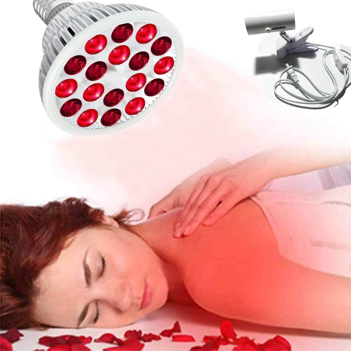 母の日光線治療器 赤外線電灯 赤色光治療用電球 赤色光治療ランプ LEDエステ 肩こり 関節疲労回復 4,928円