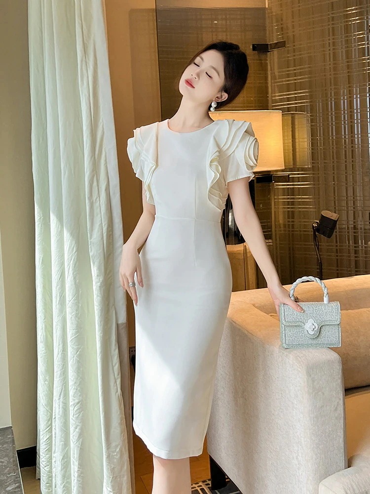 2025夏新品 ワンピース ドレス パーティー キャバ 大人 同窓会 披露宴 卒業式 結婚式 演奏会 ウェディング 二次会 メガ割 0830%までに制限