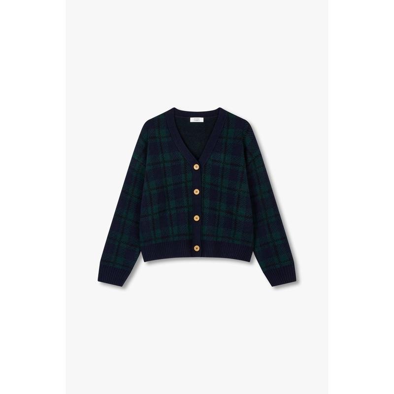 チェック柄カーディガン(9174451983AR)