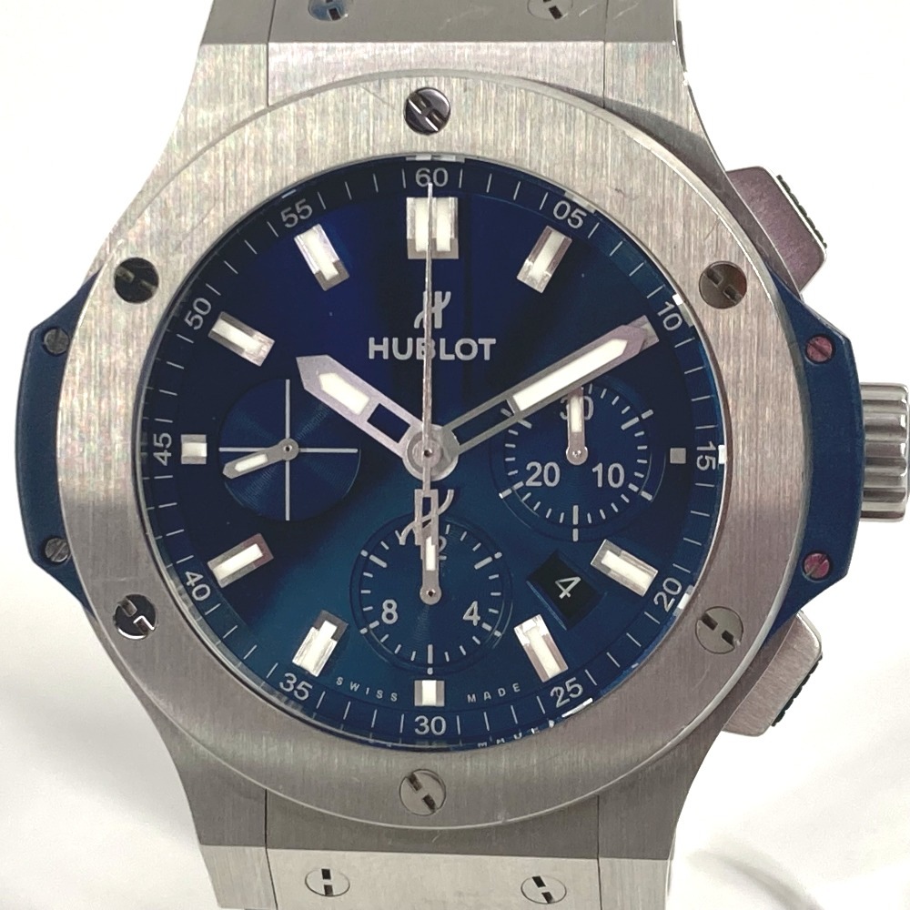 HUBLOT ウブロ 腕時計 301.SX.7170.LR ビッグバン スチール ブルー クロノグラフ デイト ウォッチ メンズ時計 SS ブルー