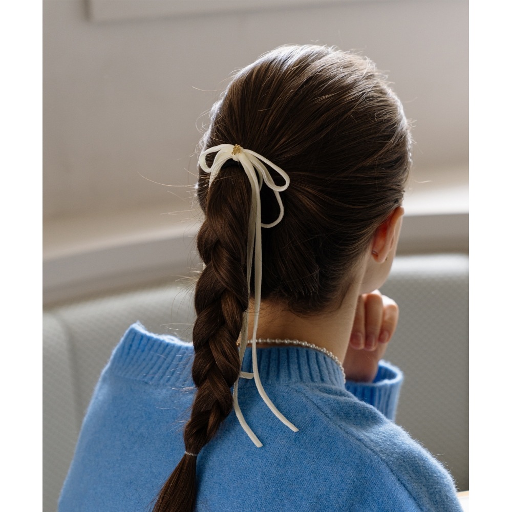 HAS HFS030 ベルベットリボンヘアゴム