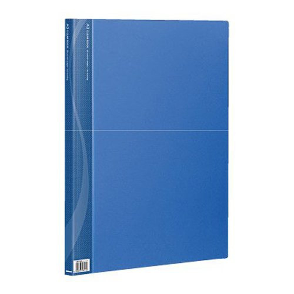 （まとめ買い）クリアブック ベーシックカラー A3判 20P ブルー CB1012B-N [x3]