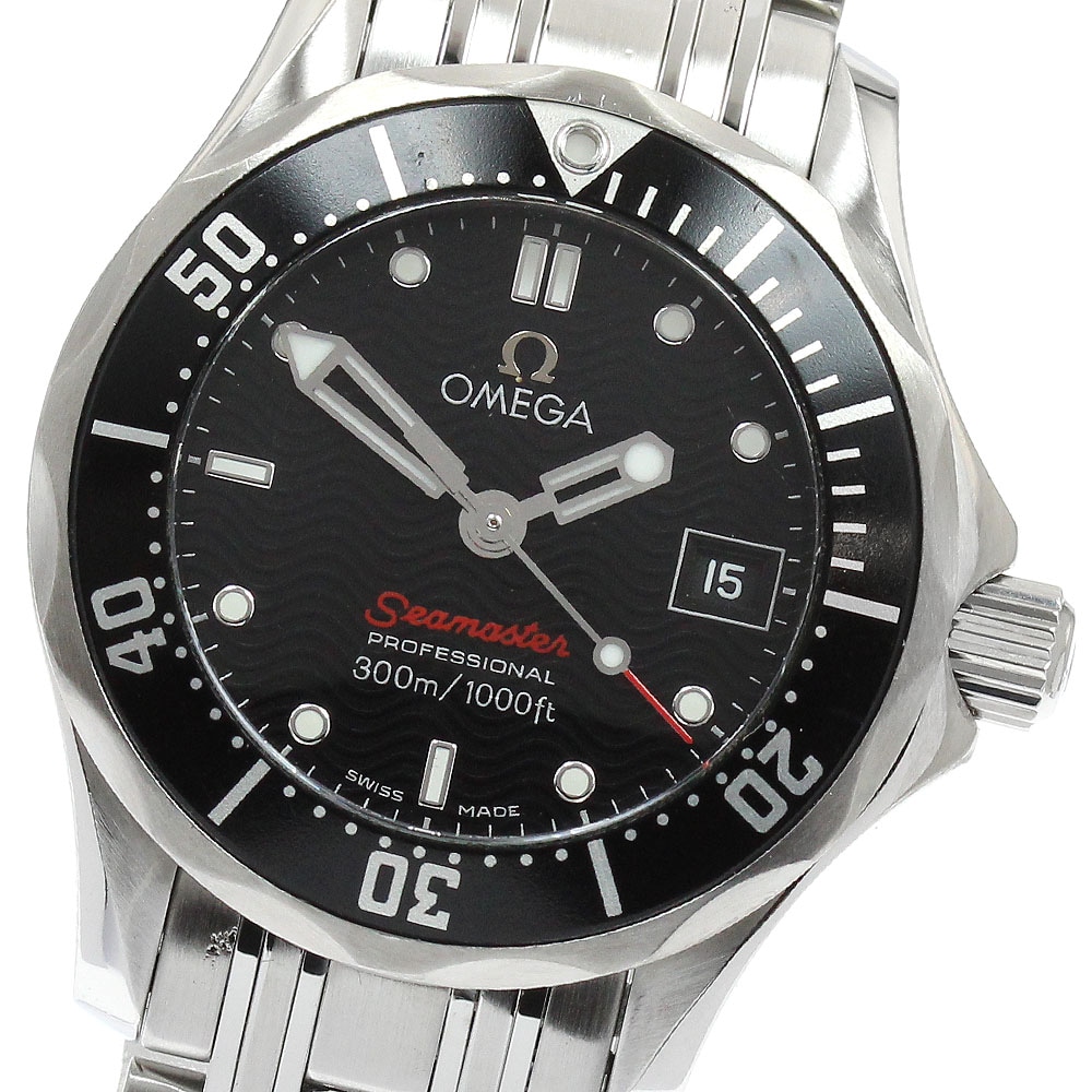 オメガ OMEGA 212.30.28.61.01.001 シーマスター300 デイト クォーツ レディース _896323【中古】