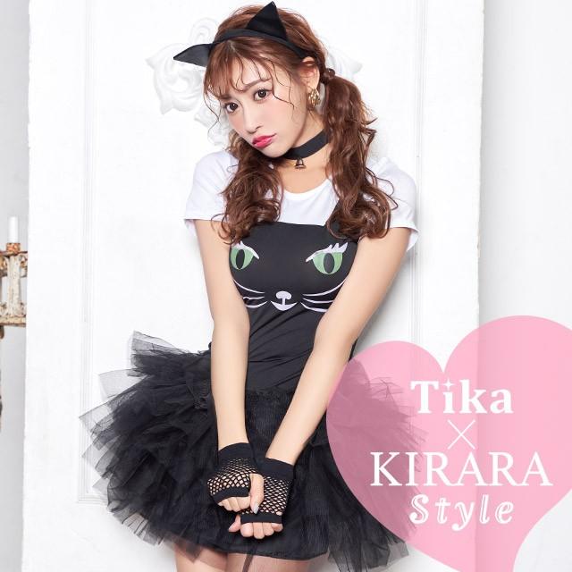 バレンタイン コスプレ 衣装 5点 キャットガール コスチュームセット ハロウィン レディース
