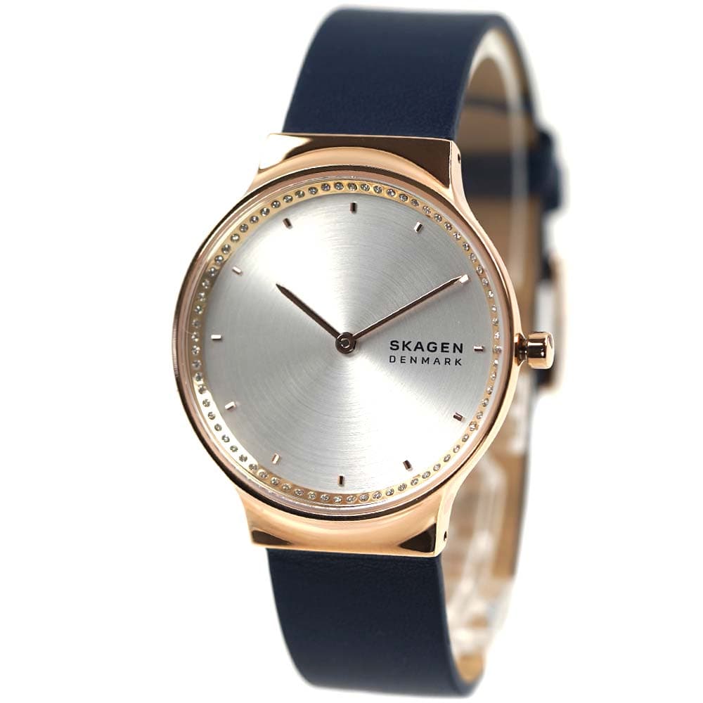 スカーゲン 腕時計 SKAGEN レディース レザーベルト フレヤ FREJA SKW3026