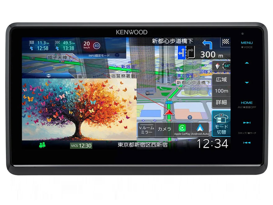 新品 カーナビ 彩速 HD8インチ MDV-M812F [ブラック/黒] KENWOOD ケンウッド 国内版 本体 4975514066889