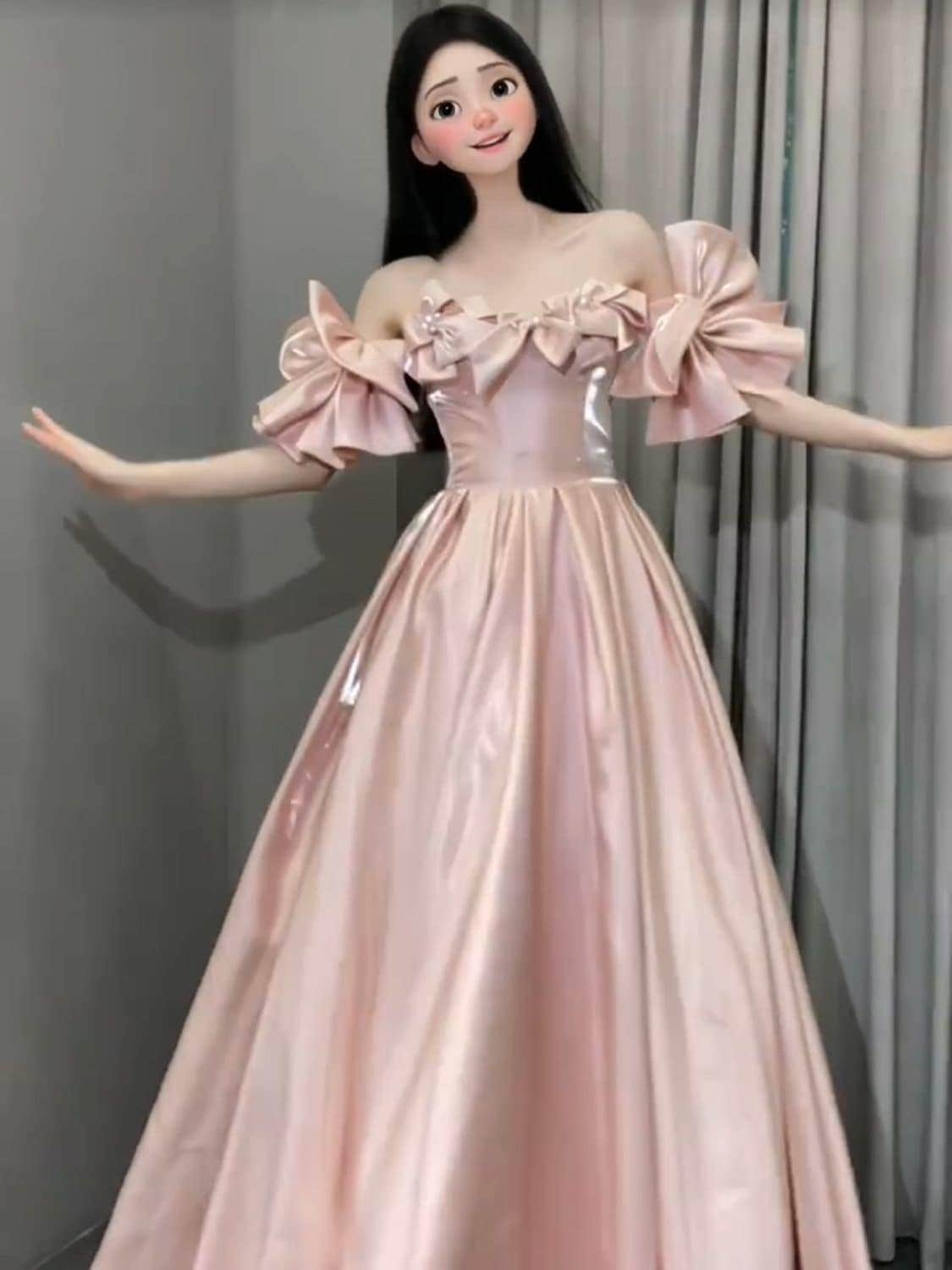 女性のための妖精のドレス18歳の誕生日成人式卒業プリンセスパフスカート婚約乾杯服