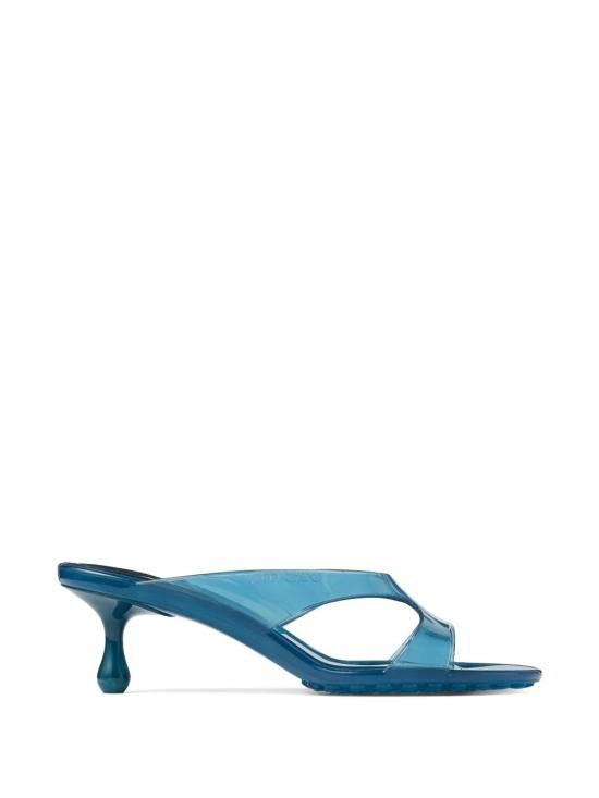 JIMMY CHOO Women Sandals JELLYDROP50 TPZLIGHTLAGOON LIGHT BLUE