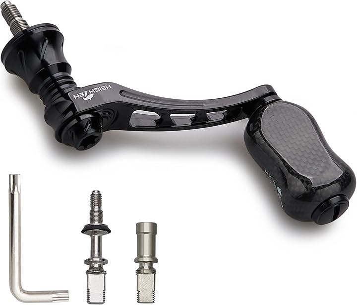 45-50mm可変 リール ハンドル シマノ ダイワ 通用 スピニングリール Arch Series 926( カーボンノブ - ブラック, 45-50mm) 6,103円