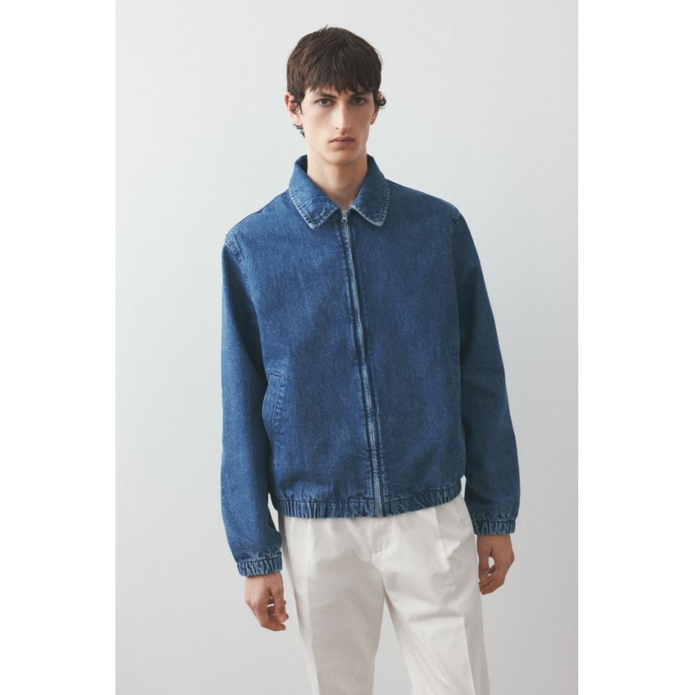 H&M レギュラーフィットデニムジャケットデニムブルー