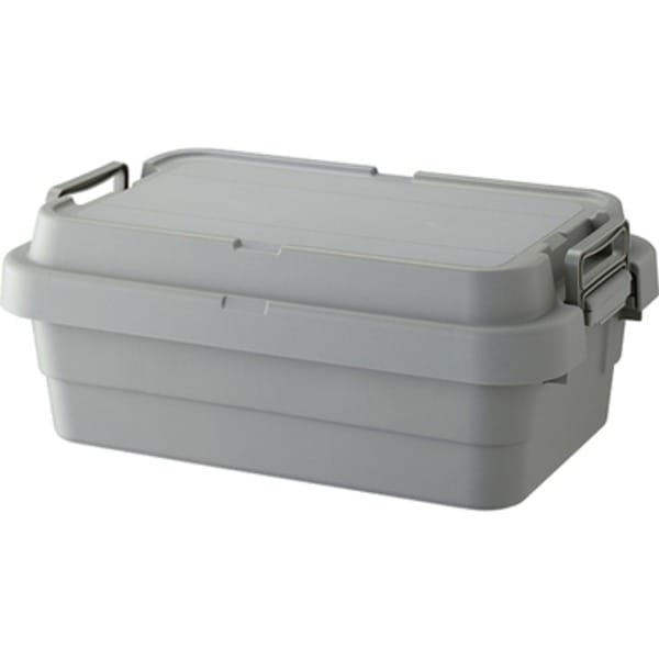 収納ボックス 収納ケース 幅60cm 50L LOW TYPE 浅型 グレー S蓋 車用 ルーフキャリー対応 日本製 トランクカーゴ アウトドア 4,926円