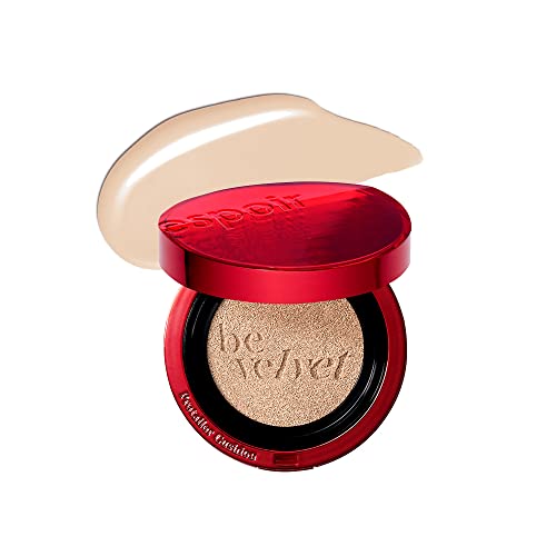 エスポア プロテーラー ビーベルベット カバークッション SPF34 PA++ PRO TAILOR BE VELVET COVER CUSHION (単品＋パフ2個付き 3号ペタル) 強力カバー力