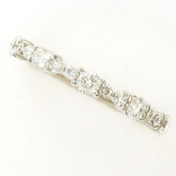 PT900 プラチナ リング 指輪 11号 ダイヤ 0.50 総重量約2.1g ジュエリー 中古