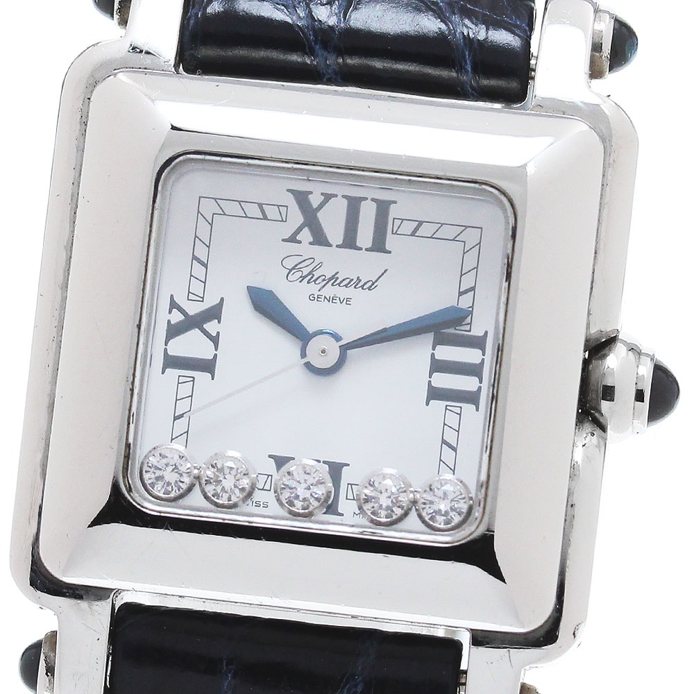ショパール Chopard 27/8892-23 ハッピースポーツ 5Pダイヤ クォーツ レディース _862919【中古】