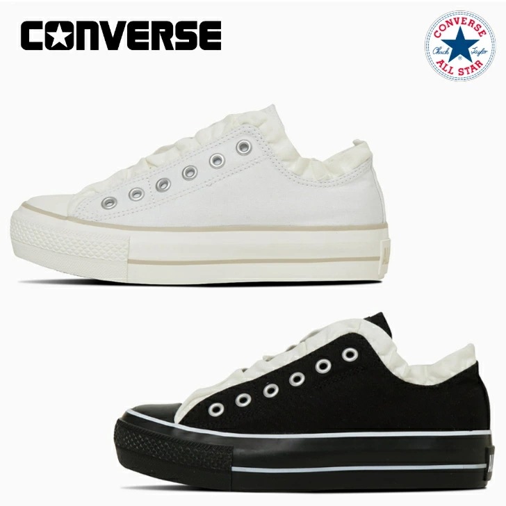 コンバース スニーカー ハイカット オールスター ＰＬＴＳ フリルスリップ ＯＸ レディース CONVERSE ALL STAR PLTS FRILLSLIP OX 7,405円