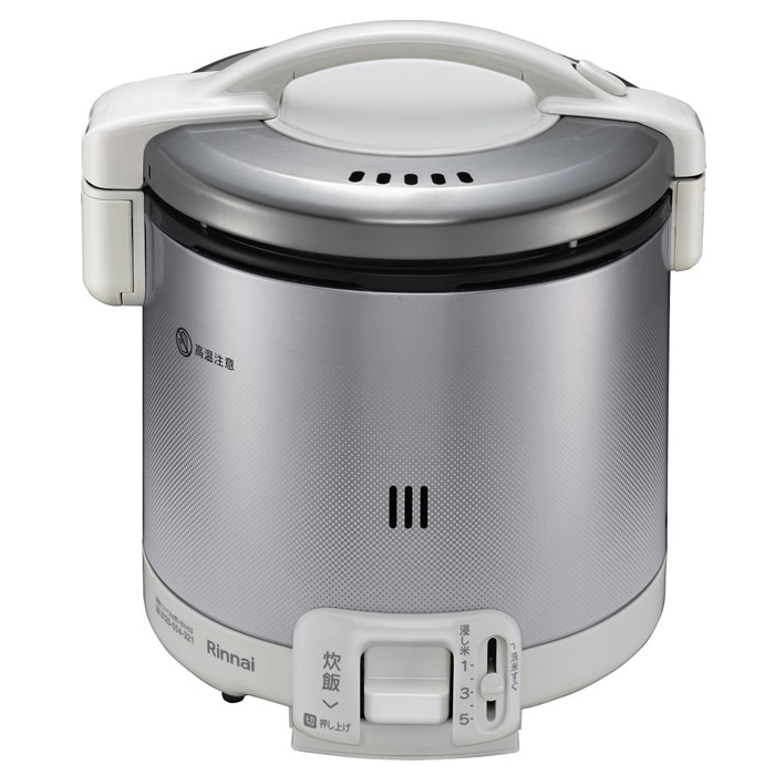 ガス炊飯器 こがまる 炊飯専用 5合 グレイッシュホワイト 都市ガス用 RR-050FS-A-W-12A13A